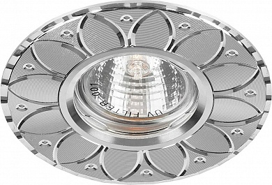 Светильник точечный Feron GS-M389 потолочный MR16 G5.3 серебристый