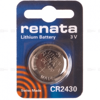 Элемент питания RENATA CR 2430 (Li/MnO2, 285mAh, 3V)