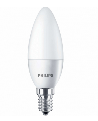 Светодиодная лампа PHILIPS С37 8Вт-90Вт 220В 2700К E14