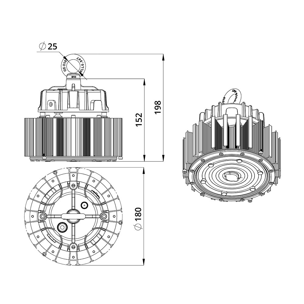 Профи Компакт 80 Эко CRI70 3000К 60°