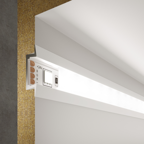 Elektrostandard LL-2-ALP007 Встраиваемый алюминиевый профиль белый/белый для LED ленты (под ленту до 11mm)