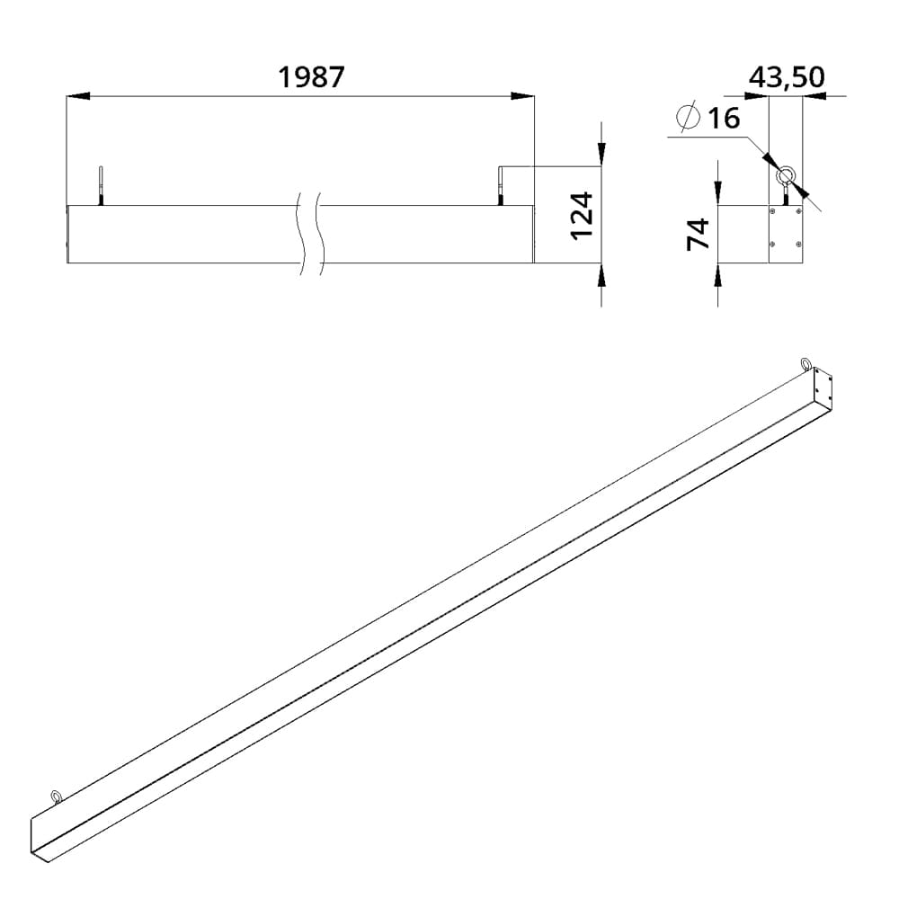 Элегант 80 2000мм S 4000К