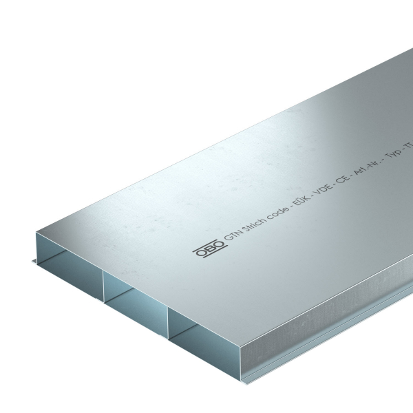 Кабельный канал для заливки в стяжку EUK 2000x350x48 мм (сталь) /S3 35048/ (кратно 2)