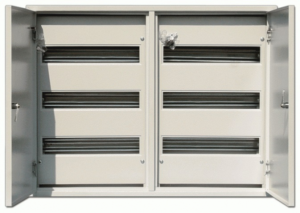 Щит ЩРН 90 520х685х120 IP31 Корпус мет. нав. 2-дверный DEKraft