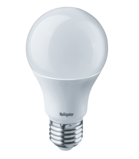Светодиодная лампа Navigator A60 10Вт 230В 4000K E27 диммир.