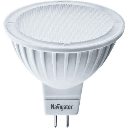 Светодиодная лампа Navigator MR16 7Вт 230В 4000K GU5.3 диммир.