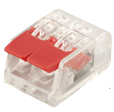 Клемма 2-проводная  (DIY упаковка 5 шт) STEKKER LD221-412