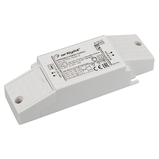 Блок питания Arlight  IP20 20W 138х44  ARJ-20-PFC-TRIAC-A (20W, 350-500mA)