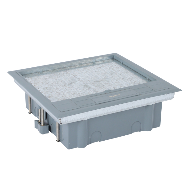 Коробка напольная упрощенная с горизонтальным размещением ЭУИ 12 модулей