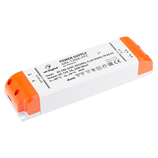 Arlight Драйвер 12V 60Вт IP20 180х52х30 ARV-12060-PFC (12V, 5A, 60W)