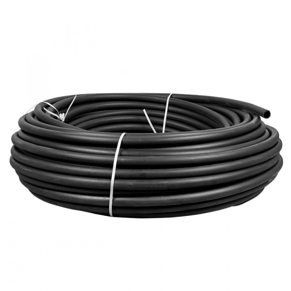 Труба гладкая жесткая ПНД черная d32мм (100м)  PROxima (кратно 100)