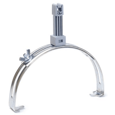 Зажим регулируемый коньковый с пластиковым держателем DKC