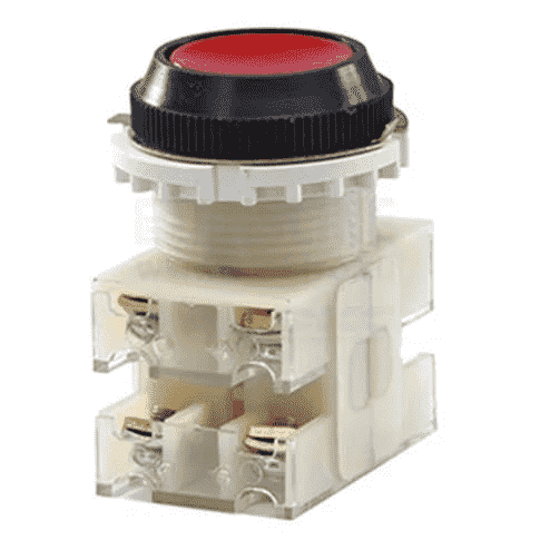 КЕ-011 У3 исп.1, красный, 2з, цилиндр, IP40, 10А ,660В,   (ЭТ)