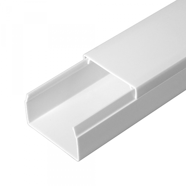 Кабель-канал белый 2-й замок в п/э 40х25 (кратно 2)