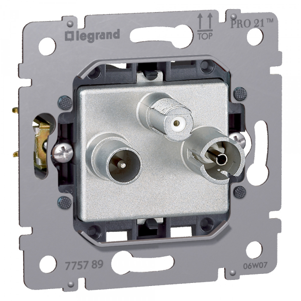 Legrand  Galea Life  Розетка TV-RD-SAT Звезда 1,5дБ PRO21