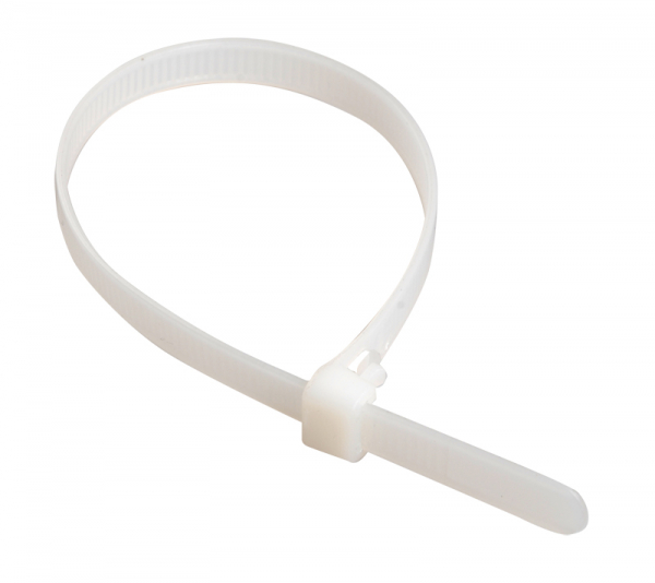 Хомут (стяжка) нейлон  2.5 х 150  белый  (50шт)  IEK UHH20-D025-150-050