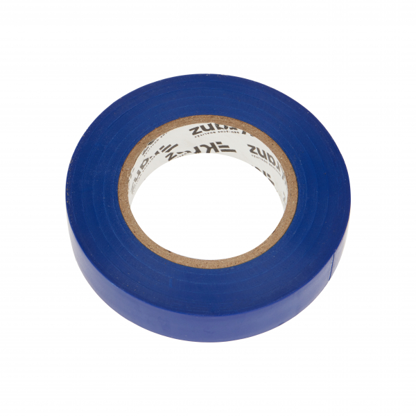 Изолента ПВХ KRANZ 0.13х15 мм, 25 м, синяя (5 шт./уп.) KR-09-2105 (кратно 5)