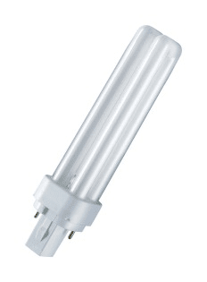 Компактная люминесцентная лампа OSRAM DULUX D 26W/840 G24D-3