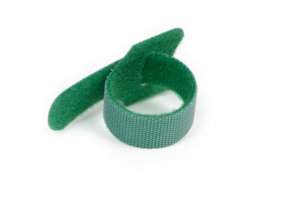 Hyperline WAS-125-GN Хомут для кабеля, липучка с мягкой застежкой, 125x14 мм, зеленый