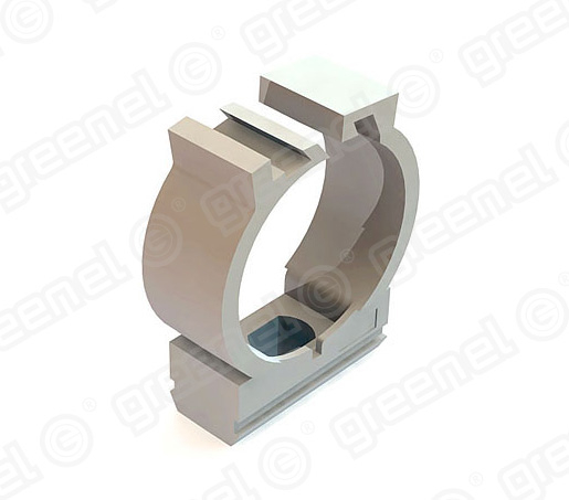 Держатель с фиксатором для жестких и гофрированных труб D20мм (100/1000шт)