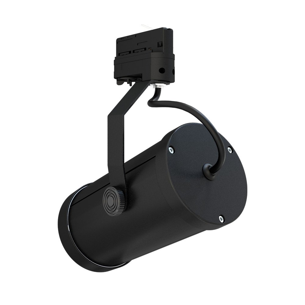 Акцент Трек 20 CRI80 3000К 90° RAL9005 Муар