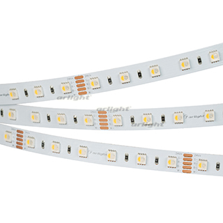 Arlight Лента  IP20  24V 19,2Вт/м RGBW-One Day RT 2-5000 24V RGBW-One Day 2x (5060, 300 LED, LUX) (кратно 5)