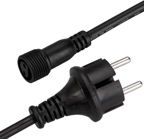 Arlight Шнур питания ARD-CLASSIC-BALL-LIVE-1.5M Black (230V, 1.6A)