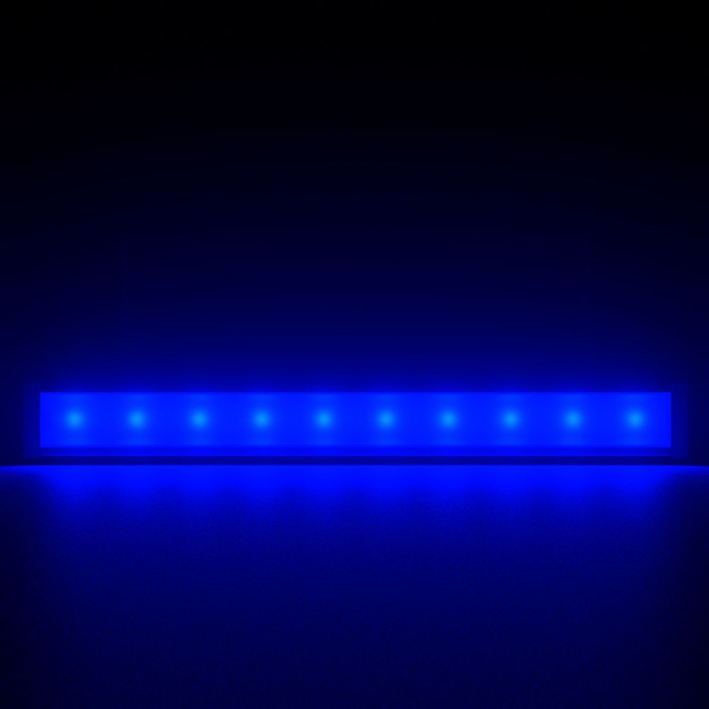 Барокко 10 500мм Синий Матовое закаленное стекло