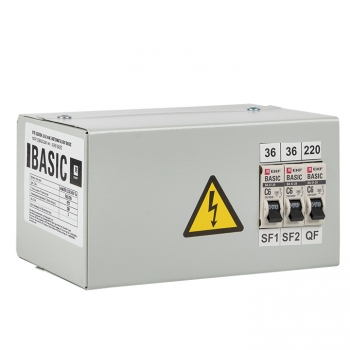 ЯТП 0,25кВА 220/36В (3 автомата) EKF Basic