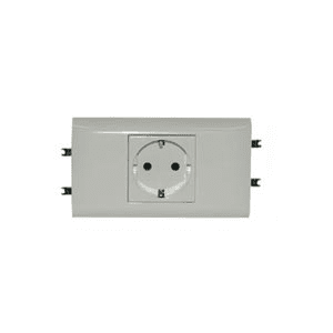 Legrand  Mosaic  Розетка DLP65 немецкий стандарт 2К+З без зажимов 077431