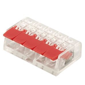 Клемма 5-проводная  (DIY упаковка 5 шт) STEKKER LD221-415