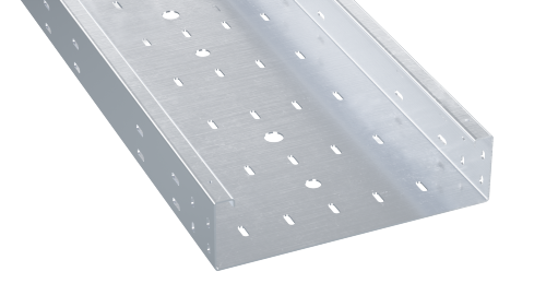 Лоток перфорированный 50x150х3000, 0,8 мм, AISI 304