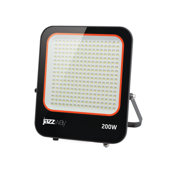Прожектор светодиодный Jazzway  200Вт  6500К 18000лМ  IP65 80град  284х318х33