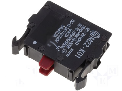 Контактный элемент (1н.з.) с винтовыми зажимами Moeller/Eaton тип M22-K01 (арт.0000216378)