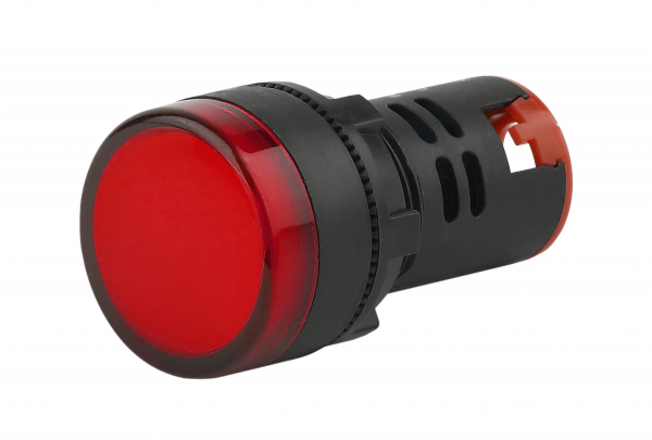 ЭРА Лампа AD22DS(LED)матрица d22мм красный 12В AC/DC (10/1000/12000)