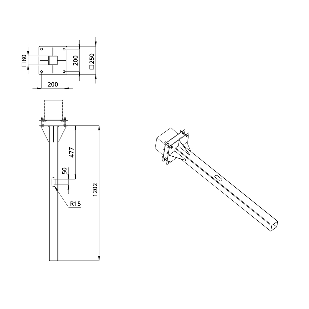 Фланец закладной в грунт (Парк Мини)