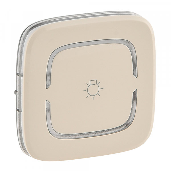 Legrand 755383 Valena ALLURE MyHome.Лицевая панель для механизмов BUS/SCS.С символом "Освещение".2 модуля.Слоновая кость