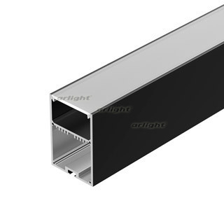 Arlight Профиль с экраном SL-LINE-4970-2500 BLACK+OPAL (ARL, Алюминий)