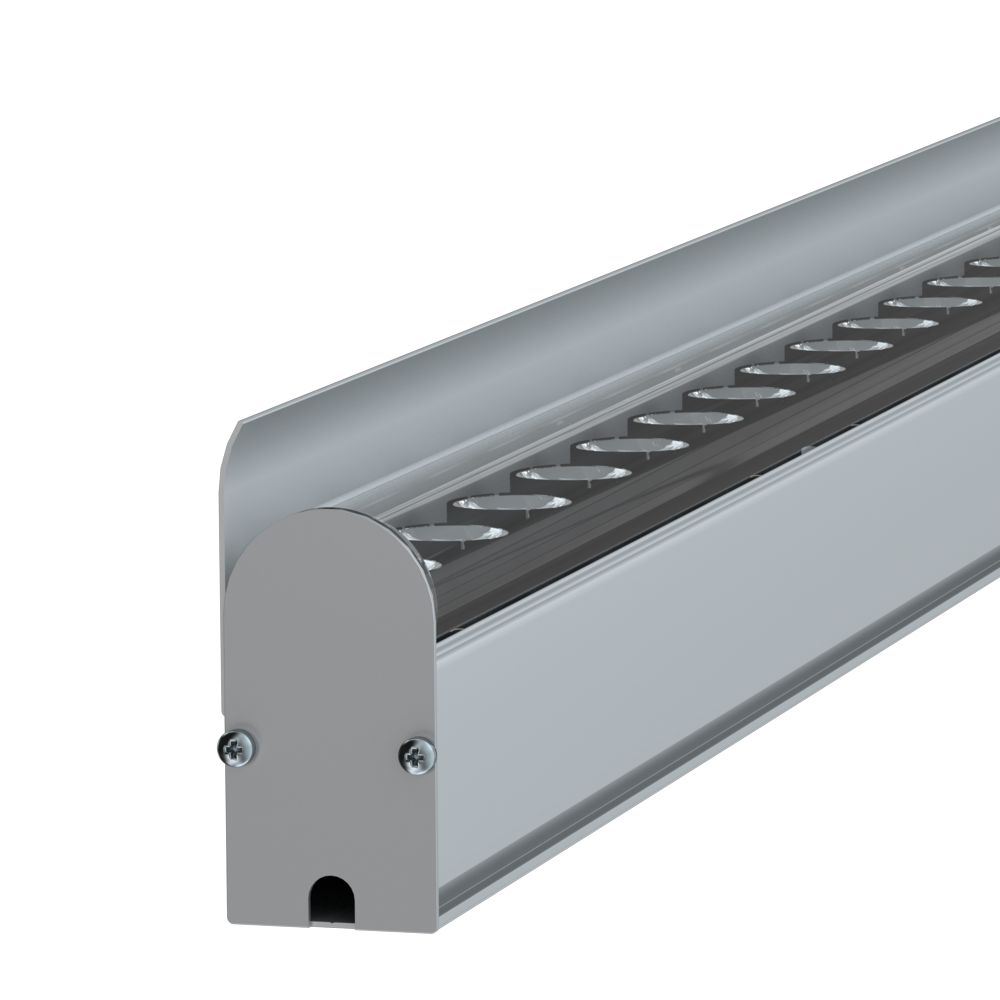 Модерн v2.0 16 Оптик 1000мм (16Вт/м) 48В DC CRI80 3000К 45° (Профиль, козырек)