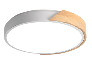 Светильник Jazzway PPB Sсandic-R 90w DIM 3000-6500K WH/W с деревянной планкой IP20 D485*60