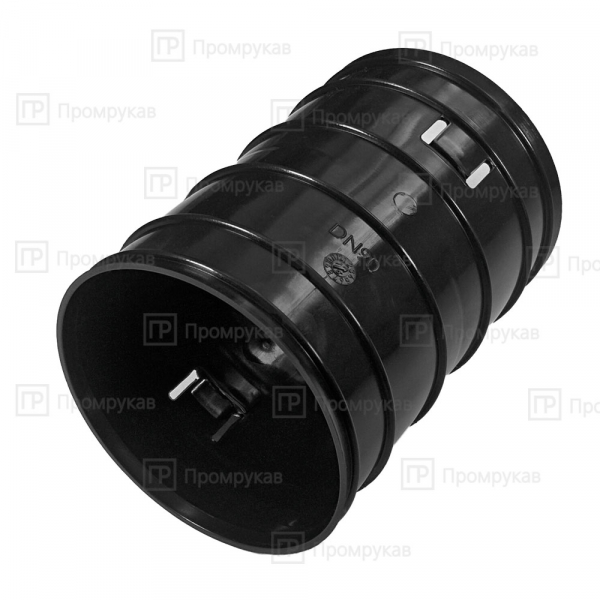 Муфта соединительная для двустенных труб д110 Промрукав (с защелкой)