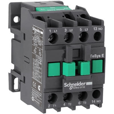 Контактор  Schneider Electric  6А  3П  катушка управления  220В  AC  50Гц  дополнительный контакт  1НЗ  EasyPact_TVS