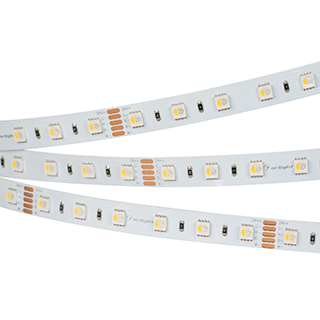 Arlight Лента IP20 24V 19,2Вт/м RGBW-3000К /RT-B60-12mm 24V RGBW-Warm-4-in-1 (19.2 W/m, IP20, 5060, 5m) (ARL, Открытый) (кратно 5)