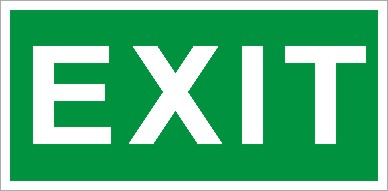Световые Технологии ПЭУ 012 Exit (335х165) РС-L