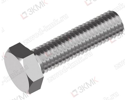BM6x50 Болт полнонарезной с шестигранной головкой (кратно 100)