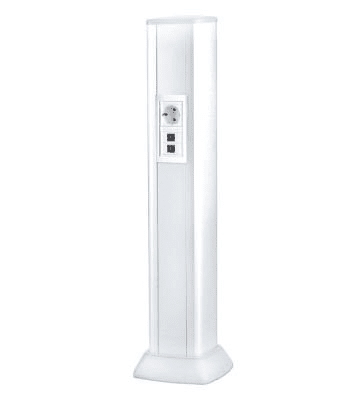 Колонна алюминиевая 0,71 м, цвет белый DKC 09592