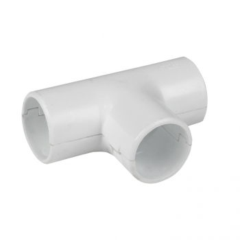 Тройник соединительный для трубы 16мм (5шт) белый Plast EKF