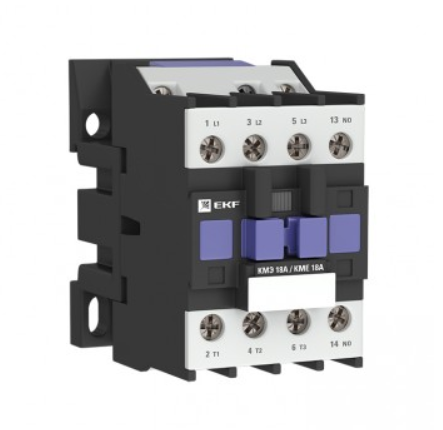 Контактор  КМЭ малогабаритный  18А  400В  1NO  Basic EKF ctr-s-18-400-basic