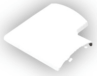 Угол плоский для напольного канала DKC 05911 75х17 мм APSP W, цвет белый