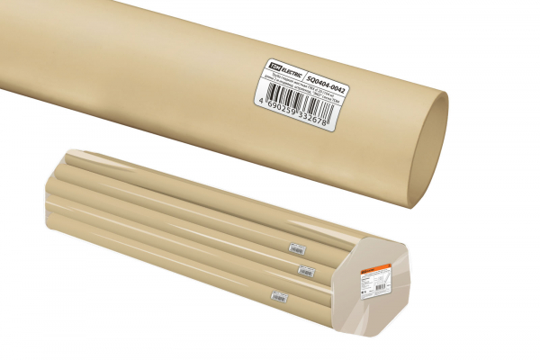 Труба ПВХ 20мм жесткая гладкая легкая (104 м) длина 2 м индивид. штрихкод, "ЭКО" сосна TDM (кратно 2)